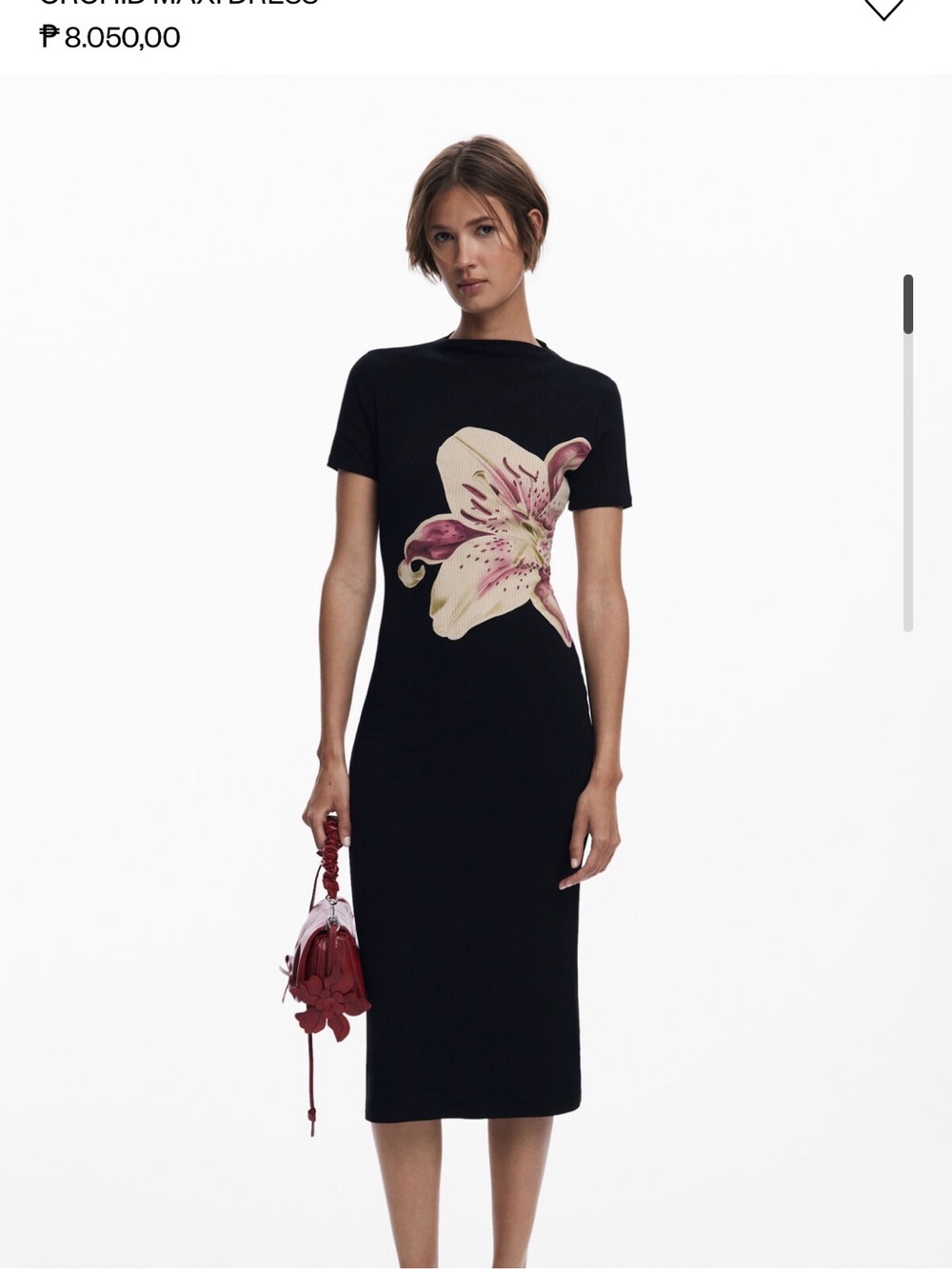 Desigual Black Orchid Maxi Dress